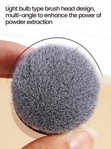 MAANGE 1pc Professional Face Retractable Makeup Brush,Blush Brush Foundation Brush Loose Powder Brush Synthetic Hair Ultra-Soft Doundation Brush For Liquid Makeup Kabuki Foundation Brush At Home Or On-The-Go