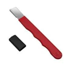 Afilador de tijeras, piedra de afilar para reparar el borde cortante de tijeras de jardín, cizallas eléctricas para podar árboles frutales, utensilio de cocina - rojo - Ver 7