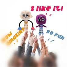 1 búp bê nhồi bông Dandy World Vintage Cloth Boxy, nhân vật Anime mềm mại, búp bê nhồi bông mắt to - Quà tặng sinh nhật hoàn hảo cho thanh thiếu niên và người hâm mộ Anime, sợi tổng hợp - Nhiều màu - Xem 4