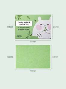 Set De 3 Paquetes De Papel Arroz Absorbente Grasa Facial