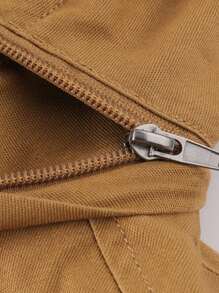 LEDUNTINO Giacca casual da uomo con bottoni, stile cargo, adatta come regalo per marito/fidanzato, giacca antivento leggera da uomo con cappuccio staccabile, tasconi, giacca primaverile/autunnale