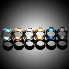 2PCS Round Ear Gauges 316 Stainless Steel Tunnels Plugs Expander Stretchers Piercing Women Body Jewelry Daily - Round - View 7