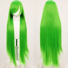 通用角色扮演假发 100 厘米长直发角色扮演假发胚胎玫瑰网加厚发量哑光丝绸 - 彩色 - 查看 17