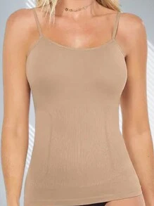 Kit With Two Comfortable Compression Shirts Without Pads - 巧克力棕 - 查看 5