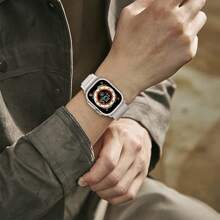 4 Pieces Strap For Apple Watch Series 42 44 45 49mm, Nylon Material, Unisex Adjustable Strap With Titanium G Hook For Apple Watch Series (42/44/45/49mm) - 彩色 - 查看 7