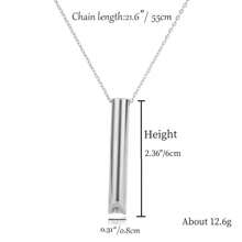 Laser Engraved Text Pendant Necklace, Stainless Steel Mindfulness Whistle Necklace, Adjustable For Breathing & Stress Relief