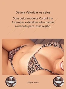 Sexy Neon Green Tie-Up Beach Bikini Set - Chocolate Brown - View 5