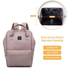Bebamour Casual Daypack Laptop Backpack Women Men Laptop Rucksack 15.6 Inch Waterproof School Bag Backpack For Travel/Business/College/Computer