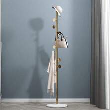 Marble Base Hanging Coat Rack, Freestanding Simple Home Entryway Bag Hat Rack, Modern Luxury Viral Storage Hanger For Bedroom - Multicolor - View 7