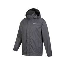 Mountain Warehouse Mens Pakka II Waterproof Jacket (Grey) - Grey - View 4