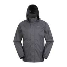 Mountain Warehouse Mens Pakka II Waterproof Jacket (Grey) - Grey - View 2