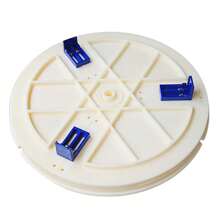 WANLECY Pottery Wheel Ceramic Trim Holder Centers Clip Polymer Scraping Repair Tool USA - Blue and White - View 4