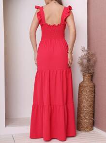 Women Dresses - 玫紅色 - 查看 4