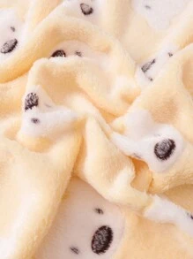 1pc Newborn Baby Boys Girls Blankets, Cute Cartoon Bear Plush Blankets,Baby Receiving Blankets Super Soft Warm Lightweight Breathable For Infant Toddler Stroller