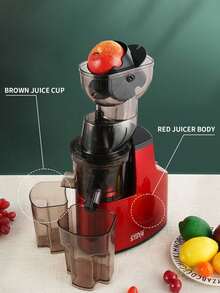 Winning Star Large Caliber Original Juice Machine Household Convenient Light Food Multi Functional Juicer Cooking Machine 500ML 150W With Juice Barrel Juice Receiving Cup Filter Screen Push Rod And Brush For Home Dormitory Restaurant - UK Plug(220-240V) - View 3