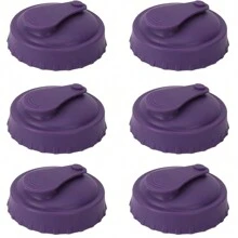 1/6 nắp lon nước ngọt bằng silicon có thể tái sử dụng, nắp đậy đồ uống kích thước tiêu chuẩn cho nước ngọt, đồ uống tăng lực, nước trái cây, thích hợp cho cuộc sống hàng ngày và lưu trữ đồ uống tiệc tại nhà - Nhiều màu - Xem 15