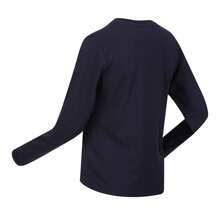 Regatta Childrens/Kids Wenbie III Slogan Long-Sleeved T-Shirt (Navy) - Navy Blue - View 4