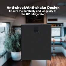 SMAD RV Refrigerator 12V, 2.1 Cu.Ft RV Mini Fridge, Camper Refrigerators Semi Truck Refrigerator For Camping, RV, Cabin, Motorhome And Campervan, Available In Left Or Right Hand Swing, Black - 1 - 查看 4
