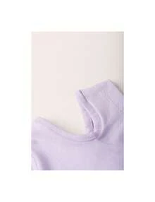 Children's Set Girl Rabbit And Butterfly Shorts Flower Babadinho - Màu Lilac Tím - Xem 3