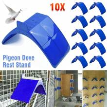 10pcs Birds Pigeon Rest Stand Frame Dwelling Roost Perches Birds Rest Stand UK - Blue - View 9