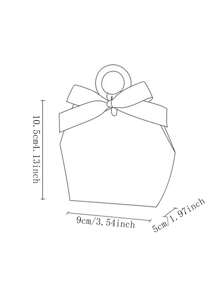 5 piezas/10 piezas Bolsas de papel DIY para regalo de dulces de boda, bolsas de fiesta de celebración para bodas