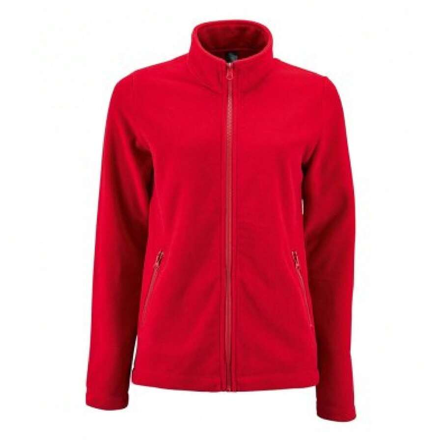 SOLS Womens/Ladies Norman Fleece Jacket (Red) - Red - View 1