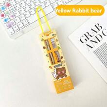 1 套文具 5 件/套，卡通宇航员设计，铅笔，尺子，卷笔刀，橡皮擦，学习用品礼物 - 彩色 - 查看 12