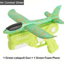 Foam Airplane Launcher, Outdoor Sports Toy Throw Glider Plane, Interactive Game Airplane Glider, Multi-Function Creative Stress Relief Toy - Multicolor - View 17