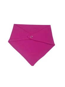 Baby Girl Mesh Bib - 粉色 - 查看 2