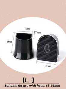 QKC 1 Pair Anti-Skid High Heel Protector Cover Shoes Stopper, For Women Sandals Women Pumps White Heels, Kitten Heels, Black Heels