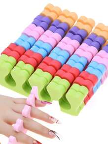 50pcs 50pcs Sponge Toe Separators Pedicure Set For Nail Polish- Premium Nail Art Painting And Polishing Tool Kit, 5 Funy Color,Nail Supplies,Nail Tools,Nail Art Tools,Back To School,Nails,Nail Tools For Press On Nails,Manicure Pedicure Tools - Multicolor - View 5