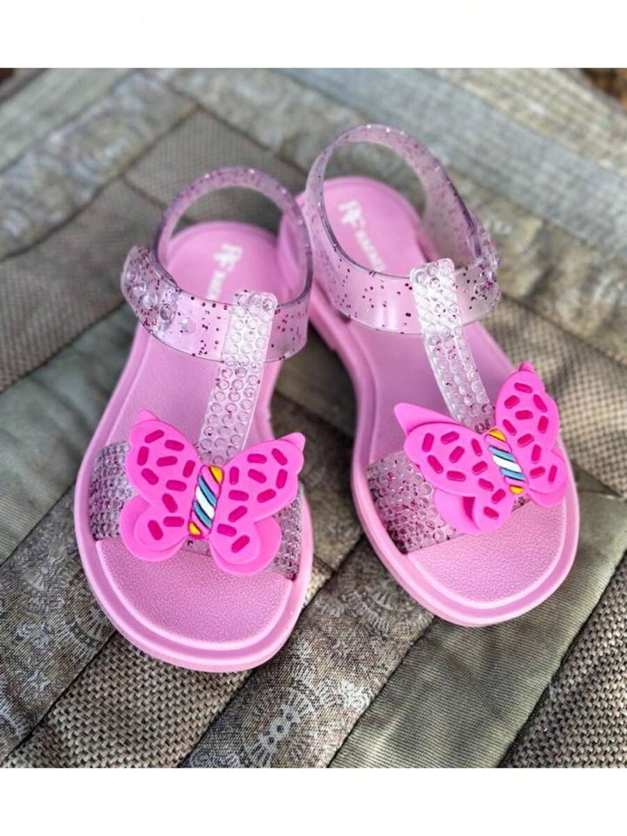 Children's Baby Slim Sandals For Women - 乾枯玫瑰色 - 查看 1