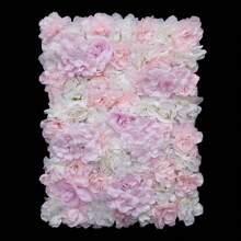 HOHOBLA LOYALHEARTDY-BTG 12 Pieces Artificial Flower Wall Artificial Flowers Panel For Garden Wedding Christmas Decor Artificial Plants Artificial Rose Wall 60 X 40cm[Best Gift For Family&Friends] Party Favors Room Decor Bride - Mauve Purple - View 10