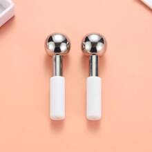 1 pieza Bola de hielo para la cara, Rodillo facial de acero inoxidable, Masajeador facial y ocular, Barra congeladora facial, Herramientas para el cuidado de la piel, Regalos para mujeres, Belleza, Productos para el cuidado de la piel, Spa, Autocuidado, Herramientas para el cuidado de la piel, Cuidado facial, Suministros para esteticistas, Masaje, Herramienta de masaje facial, Rodillo facial, Rodillo de hielo, Rodillo de hielo para la cara