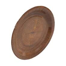 10 chiếc đĩa tiệc vân gỗ tự nhiên cổ điển, khay tròn, dễ vệ sinh, khay đựng thức ăn, đồ dùng trên bàn, đĩa ăn, đồ trang trí nhà cửa, quà tặng Giáng sinh - Nhiều màu - Xem 11