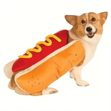 Disfraz de mascota estilo hamburguesa, disfraz de mascota divertido de perro caliente, disfraz de perro para Halloween