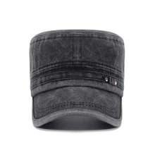 Gorras militares lavadas, gorras militares planas de casco, gorras militares de cadete, gorra militar, gorra de béisbol - Multicolor - Ver 7