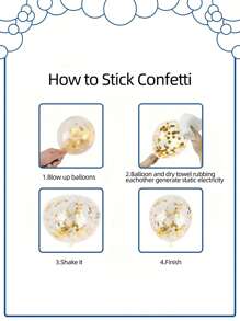 149pcs Black, Gold & Shiny Gold Sequin Balloon Garland Arch Kit, Includes Gold & Black Confetti Balloon, For Wedding Birthday Party Decor, Latex Balloon Decoration, Birthday Photo Backdrop, Birthday Party, Anniversary, Room Decoration, Graduation, Christmas - Multicolor - View 6