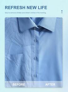 Reemix Steamer For Clothes, Folding Handheld Design Garment Wrinkles Remover, 20g/Min Strong Penetrating Steam, 25-Sec Fast Heat-Up, For Home, Office And Travel (Aqua)