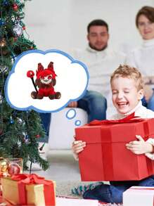 Giocattolo di peluche soffice con personaggio a cartone animato, 31cm/12.2in, peluche di gatto anime, regali creativi per bambini per feste di compleanno, decorazione domestica per ragazze, decorazione natalizia