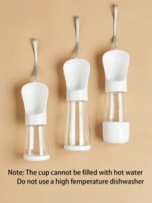 1pc Clear Portable Pet Travel Water Bottle For Dog For Outdoor