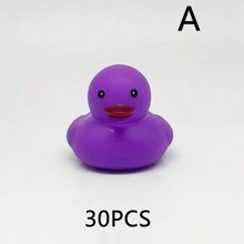 30PCS Evil Witch Rubber Duck With Purple Lips - Perfect For Halloween Decorations, Party Gifts, Car Hangers, And Bathroom Water Ducks - Multicolor - View 9