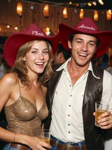 1 pezzo Cappello da cowboy personalizzato, Cappelli da cowboy per il festa di matrimonio, Cappelli da cowboy personalizzati per damigelle, Cappelli per addio al nubilato, Regalo per anniversario, Regalo di San Valentino, Regalo di compleanno, Regalo di matrimonio, Regalo per la migliore amica, Regalo per mamma/papà/lei/lui/fidanzata/fidanzato/moglie/marito/amico, Regalo per la sposa - Multicolore - Visualizzare 4