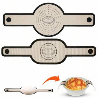 0.5-1 Pc Reusable Silicone Baking Mat, Non-Stick Oven Liner,Bread Baking Tool, Heat Resistant Kitchen Baking Accessories