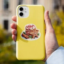 Bộ 50 miếng dán trang trí Giáng sinh hình bánh gừng chống thấm nước, thích hợp để dán lên laptop, máy tính để bàn, điện thoại, ốp lưng điện thoại thông minh, đàn guitar, bàn làm việc, cốc, đồ du lịch, xe máy, phụ kiện ô tô. - Xem 5