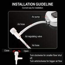 5pcs Aquarium Oxygen Pump Control Valve, 3 Heads Automatic Water Refill Device Adjustable Oxygen Pump Tank Volume Control Valve