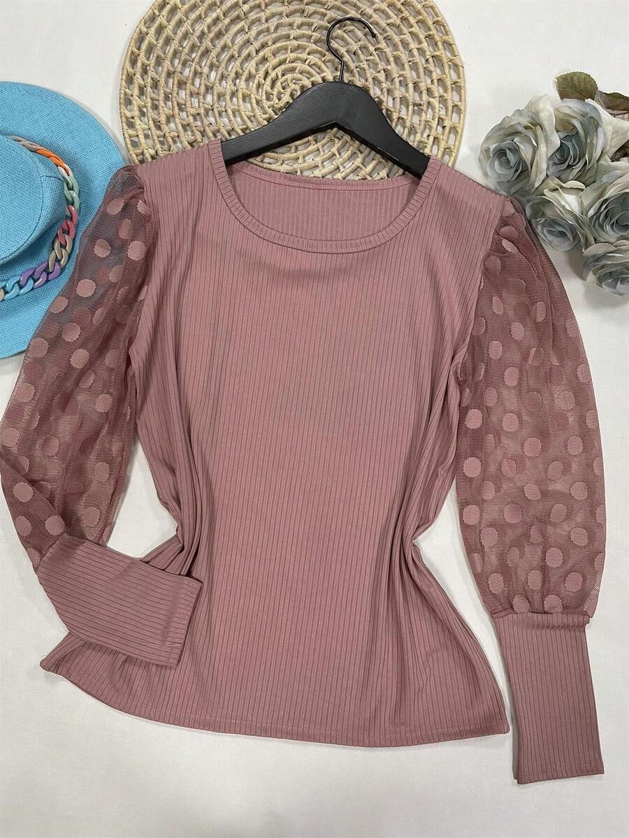 Women T-Shirts - Màu Hồng baby - Xem 1