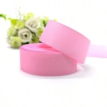 Nastro di raso gros grano lungo 4,5 m per 25 mm di larghezza, disponibile in colori uniti, ideale per esposizione di gioielli, confezione regalo, composizioni floreali, fiocchi, decorazioni per feste di San Valentino - 4,5 metri - Visualizzare 18