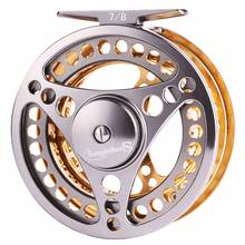 SOUGAYILANG 1pc 7/8 WT Fly Fishing Reel - Gold - View 5