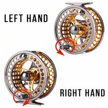 SOUGAYILANG 1pc 7/8 WT Fly Fishing Reel - Gold - View 8